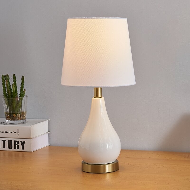 Set di lampade da tavolo da 17,5 pollici con USB (set di 2)
