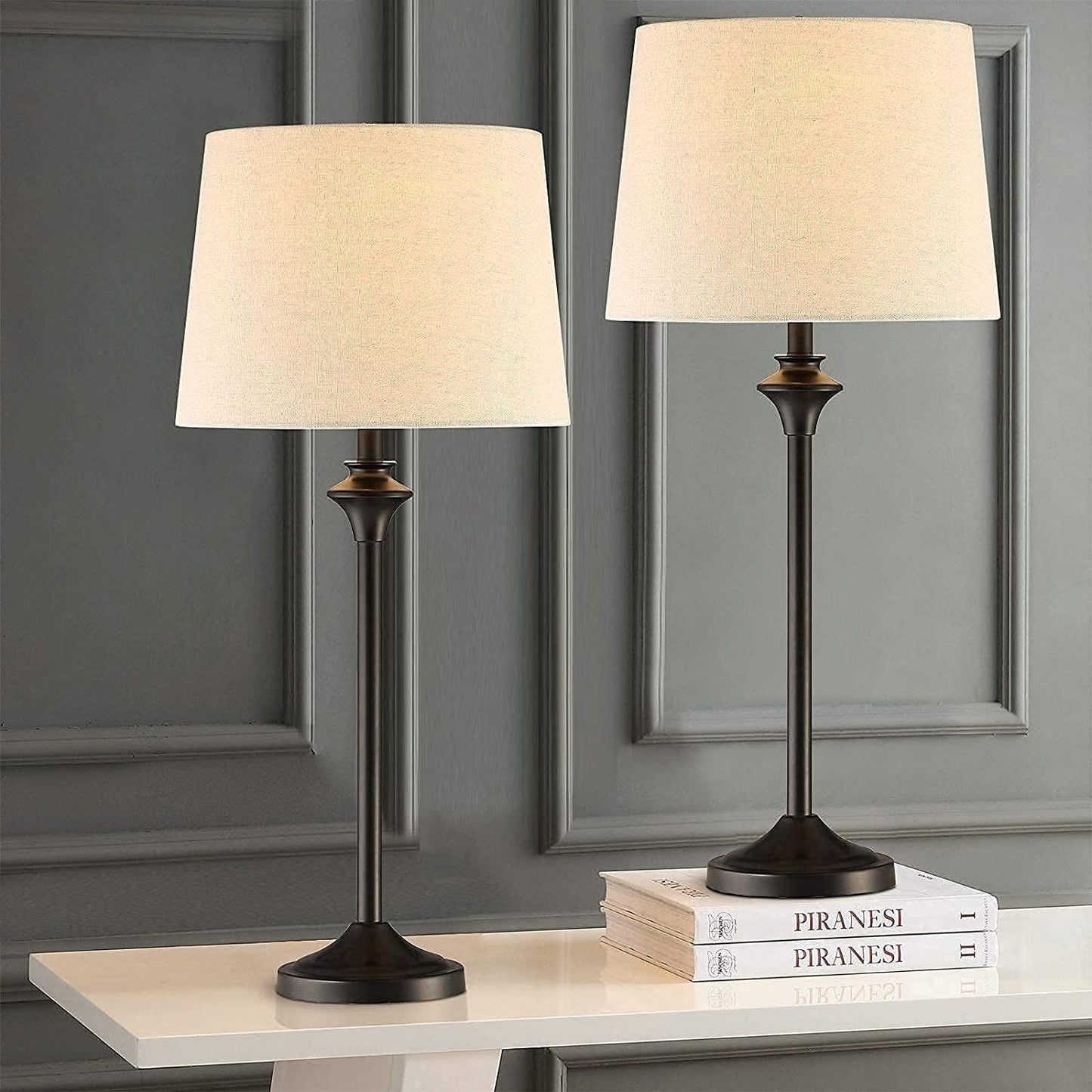 Set di 2 lampade da tavolo a buffet (set di 2)
