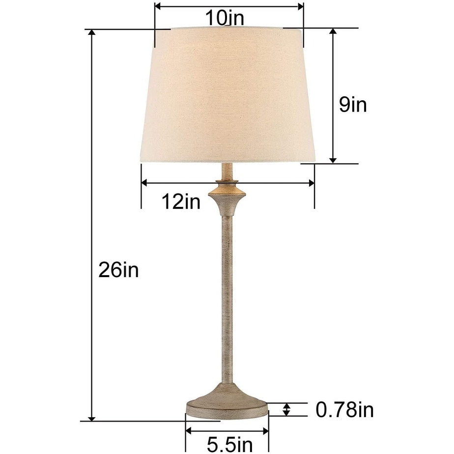 Set di 2 lampade da tavolo a buffet (set di 2)