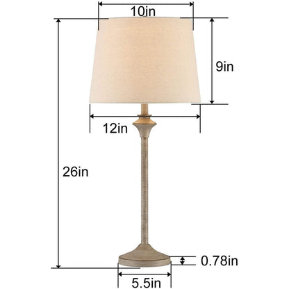 Set di 2 lampade da tavolo a buffet (set di 2)