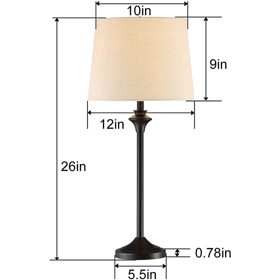 Set di 2 lampade da tavolo a buffet (set di 2)