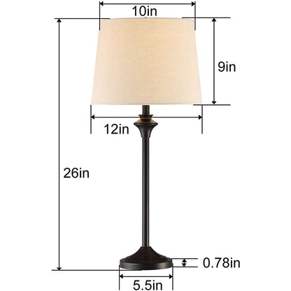 Set di 2 lampade da tavolo a buffet (set di 2)