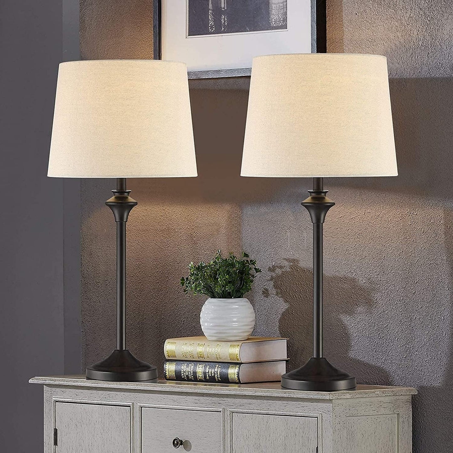 Set di 2 lampade da tavolo a buffet (set di 2)
