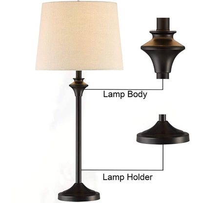 Set di 2 lampade da tavolo a buffet (set di 2)