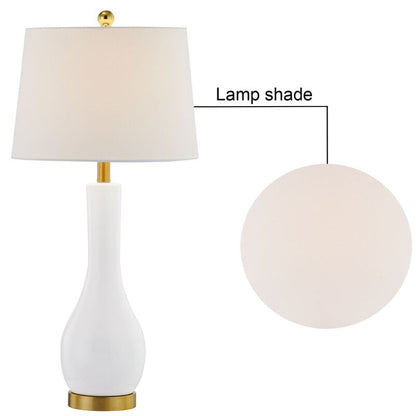 Set di lampade da tavolo in ceramica 28.5 con USB (set di 2)