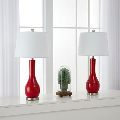 Set di lampade da tavolo in ceramica 28.5 con USB (set di 2)