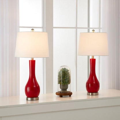 Set di lampade da tavolo in ceramica 28.5 con USB (set di 2)