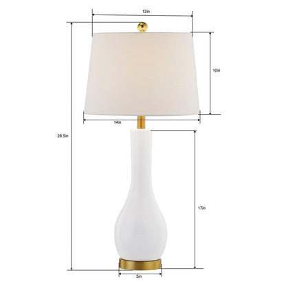 Set di lampade da tavolo in ceramica 28.5 con USB (set di 2)