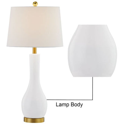Set di lampade da tavolo in ceramica 28.5 con USB (set di 2)