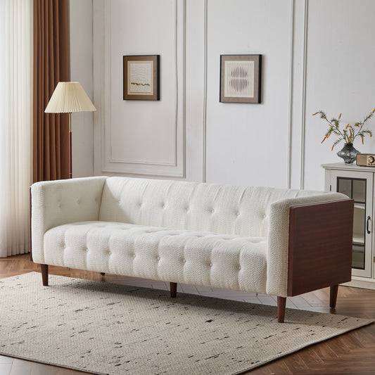 Christopher Knight Home - Divano capitonné contemporaneo McLarnan a 3 posti - 89,75 L x 31,50 P x 30,25 A