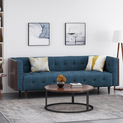 Christopher Knight Home - Divano capitonné contemporaneo McLarnan a 3 posti - 89,75 L x 31,50 P x 30,25 A