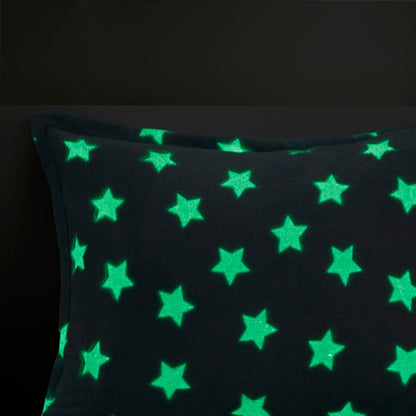 Set di piumoni in peluche Avery Aqua Glow In The Dark di Intelligent Design Kids