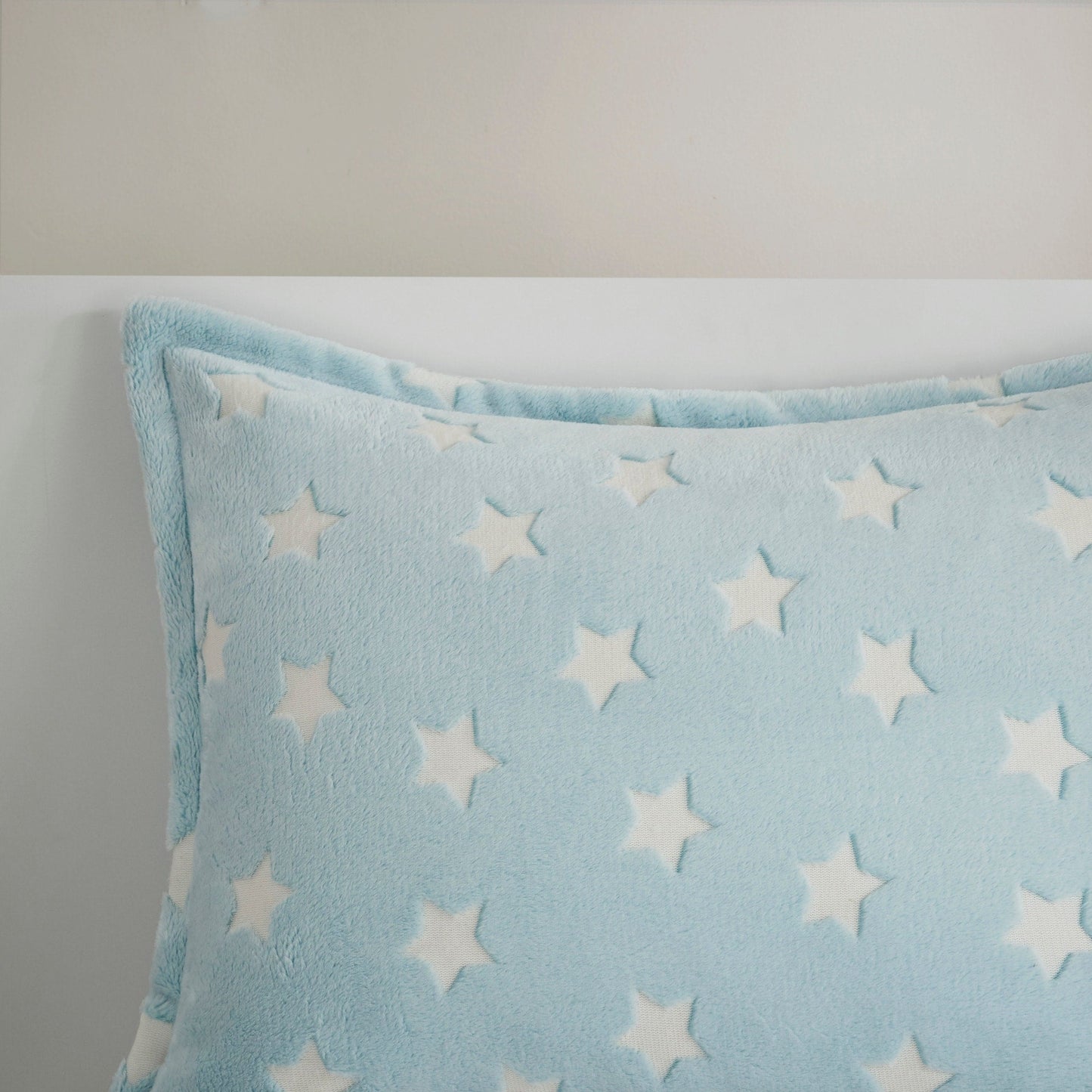 Set di piumoni in peluche Avery Aqua Glow In The Dark di Intelligent Design Kids
