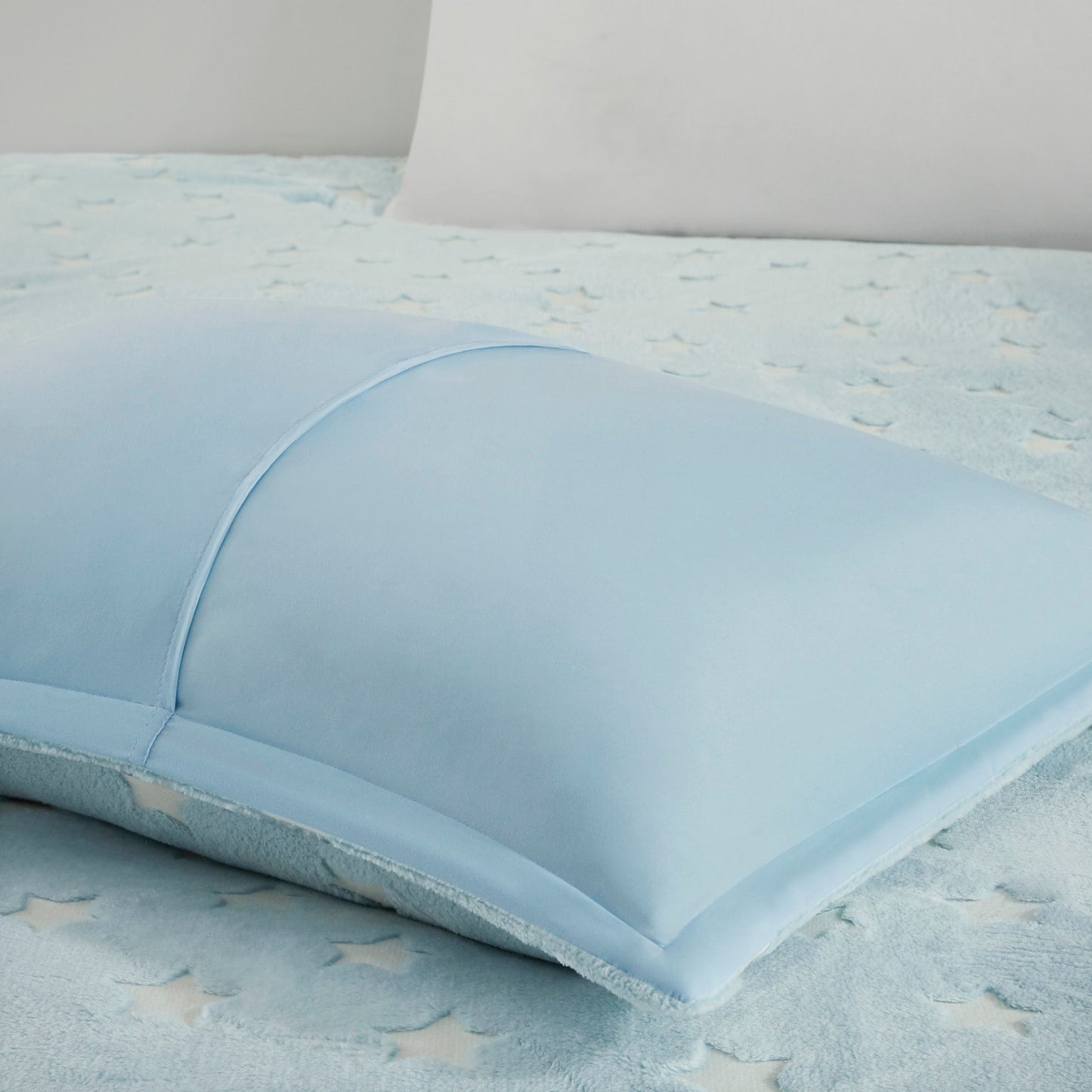 Set di piumoni in peluche Avery Aqua Glow In The Dark di Intelligent Design Kids