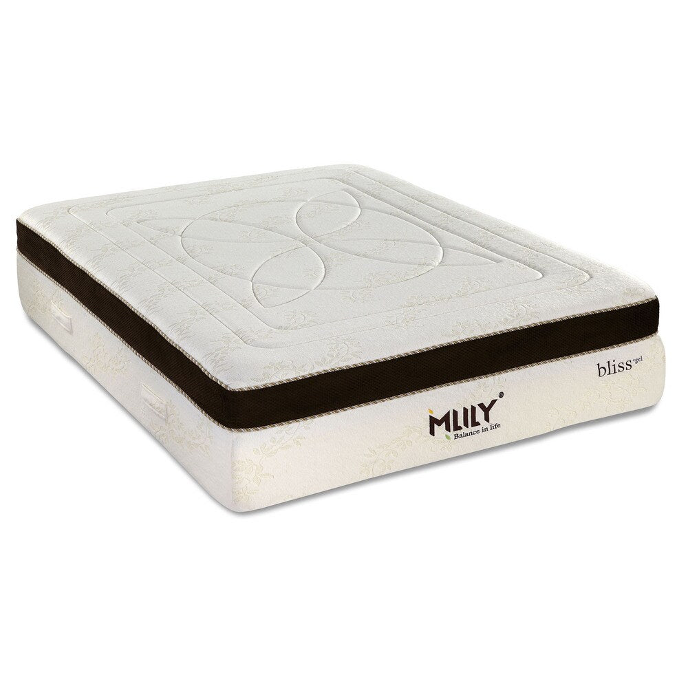 Materasso in memory foam gel Mlily Bliss da 15 pollici Queen-size