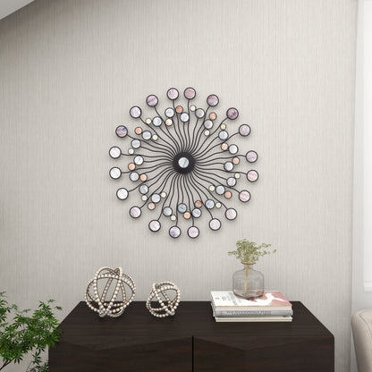 Decorazione da parete in metallo astratto
