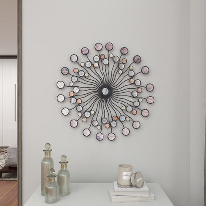 Decorazione da parete in metallo astratto
