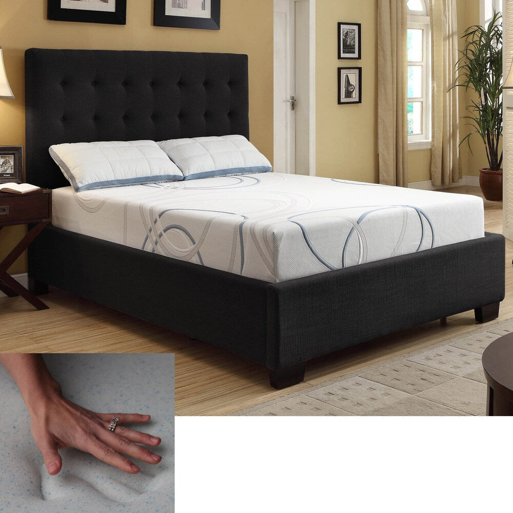 Materasso NuForm Luxury Gel Memory Foam a doppio strato da 9 pollici King-size