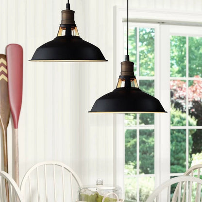 Lampada a sospensione industriale in metallo Carbon Loft Kamari