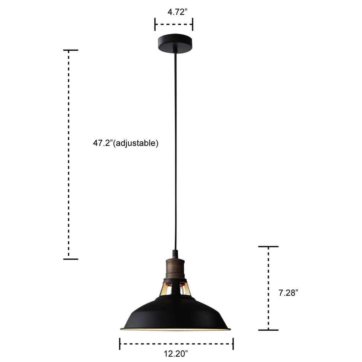 Lampada a sospensione industriale in metallo Carbon Loft Kamari