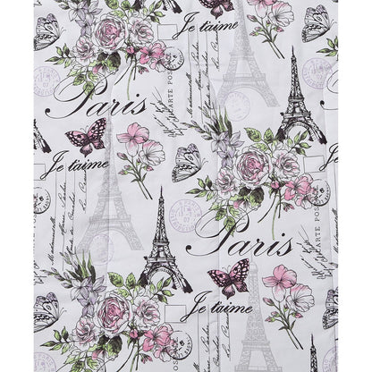 Set copripiumino reversibile in morbida microfibra CEDAR COURT Paris Floral Lilac