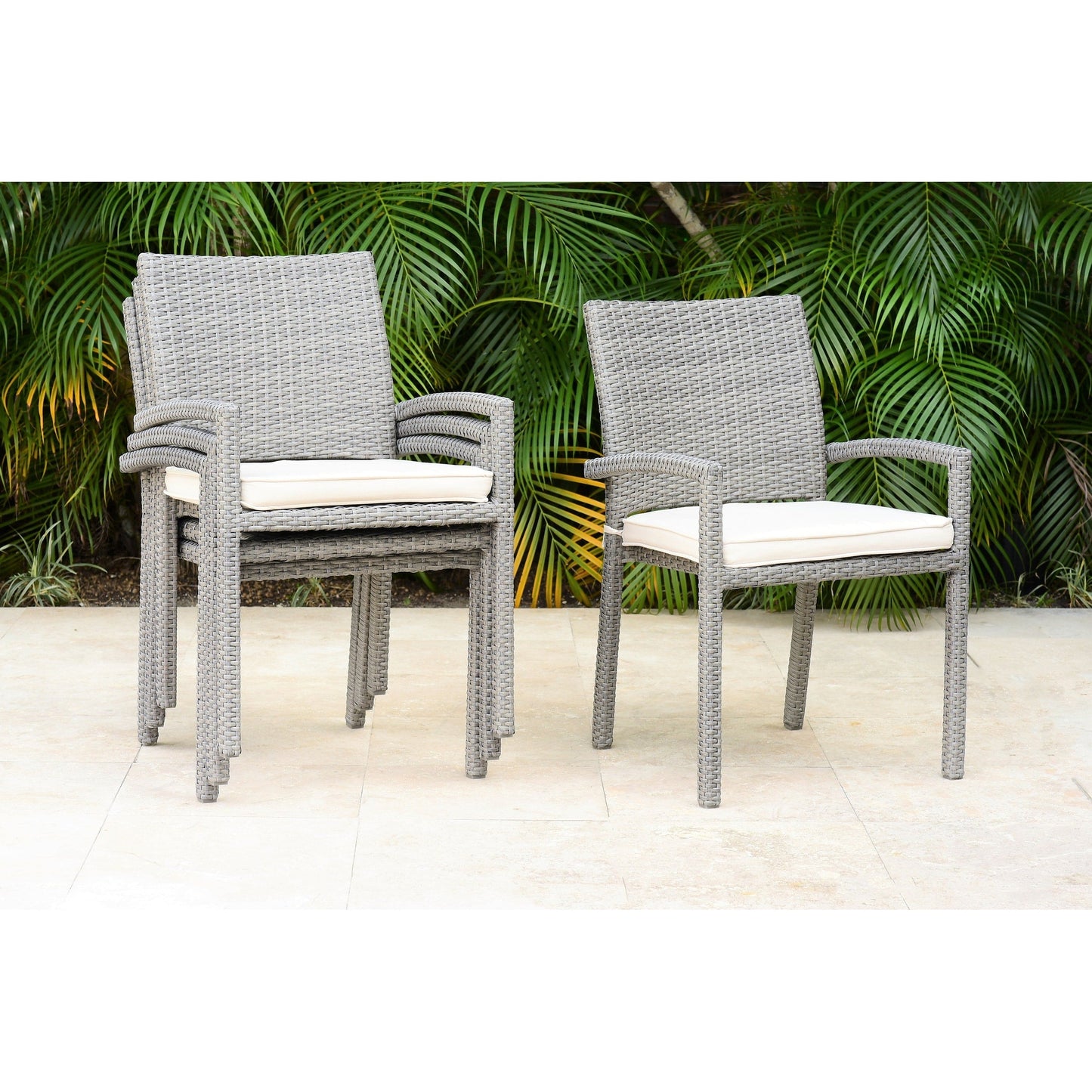Set da pranzo per esterni in legno certificato FSC Amazonia Camille
