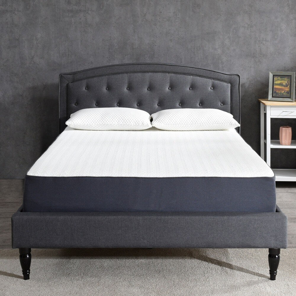 Materasso in memory foam gel Dahlia da 10,5 pollici e set letto regolabile Classic Brands