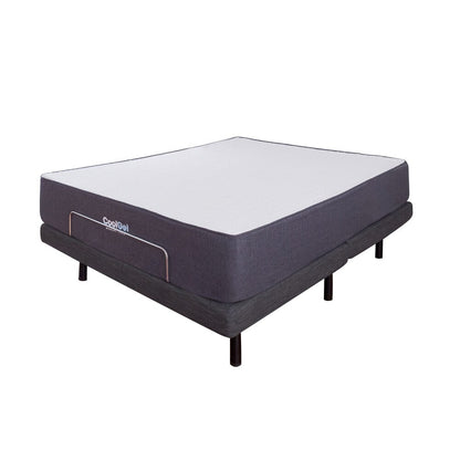 Materasso in memory foam gel Dahlia da 10,5 pollici e set letto regolabile Classic Brands