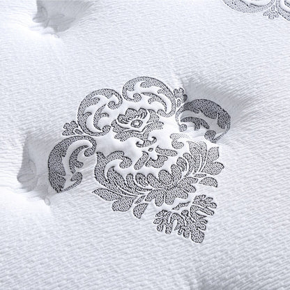 Materasso ibrido Pillowtop Newberry da 12 pollici di Classic Brands - Bianco