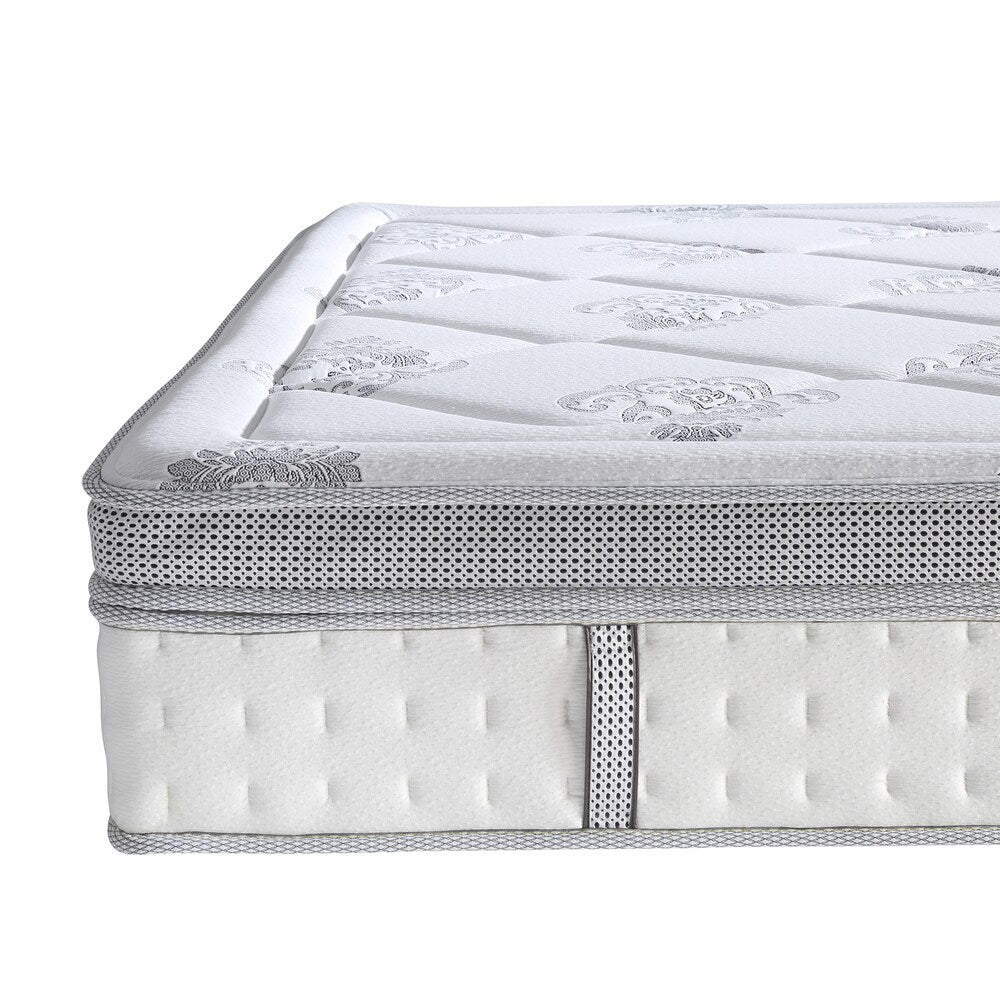 Materasso Classic Brands Summerville Hybrid Eurotop da 14 pollici - Bianco
