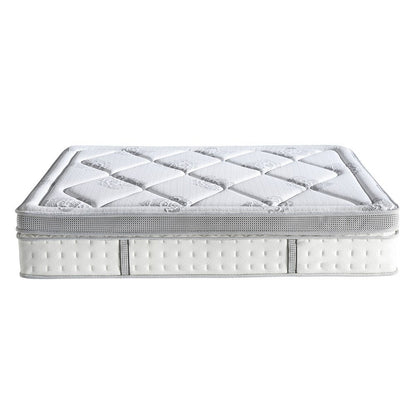 Materasso Classic Brands Summerville Hybrid Eurotop da 14 pollici - Bianco