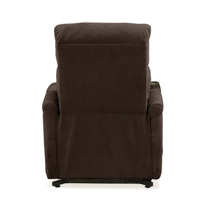 Poltrona reclinabile e sollevabile elettrica Copper Grove Jessie Brown Chenille