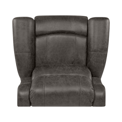 Poltrona reclinabile a dondolo con braccioli arrotolati extra large Copper Grove Dilsen
