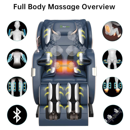 Poltrona massaggiante riscaldata Ukuowu Favor-03 Plus ADV con schermo LCD, Dual-core S Track, controllo APP, Shiatsu a gravità zero