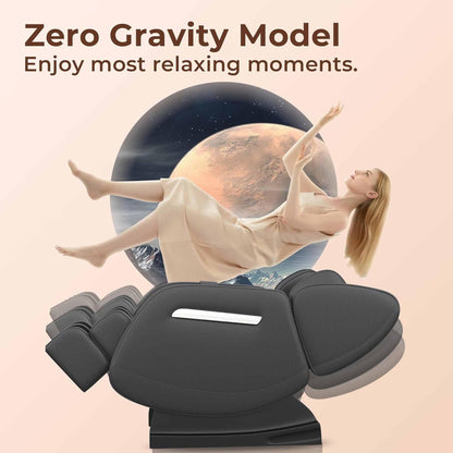 Poltrona massaggiante riscaldata Ukuowu Favor-MM350 per tutto il corpo con modalità gravità zero e lettore musicale Bluetooth