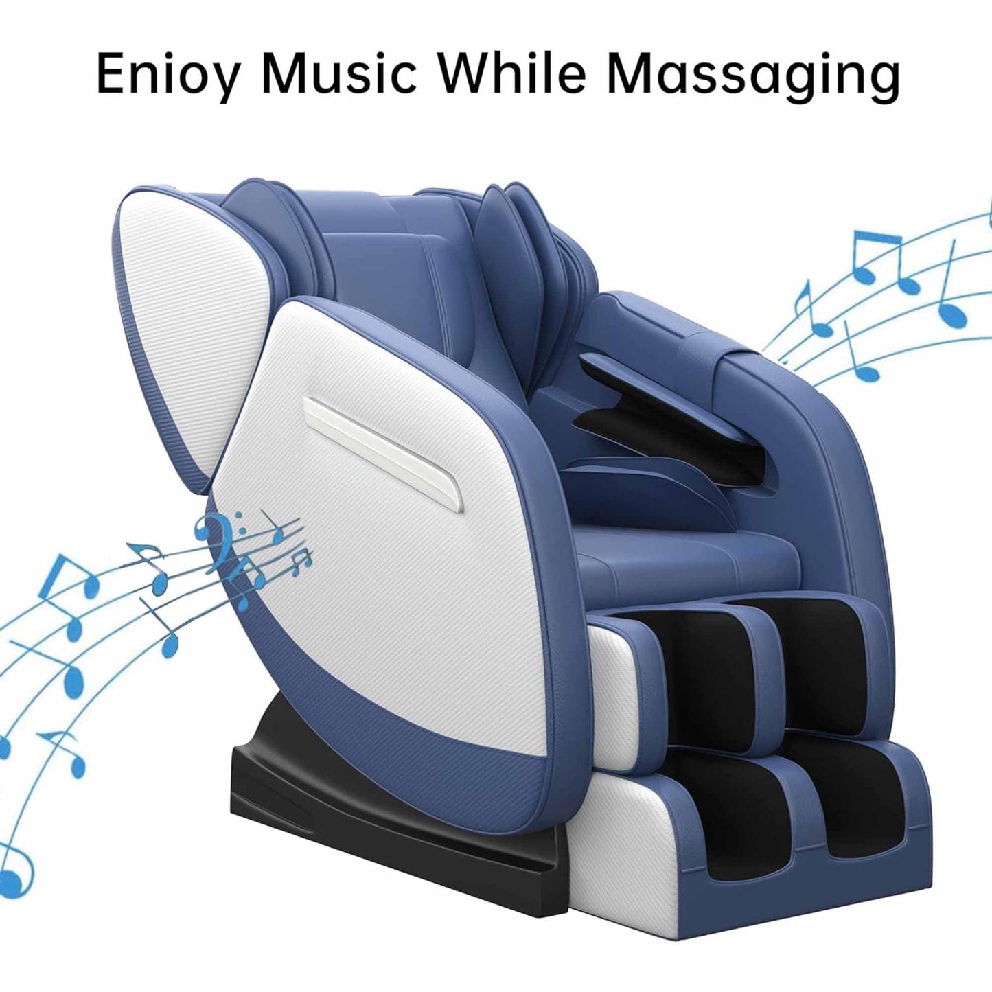 Poltrona massaggiante riscaldata Ukuowu Favor-MM350 per tutto il corpo con modalità gravità zero e lettore musicale Bluetooth