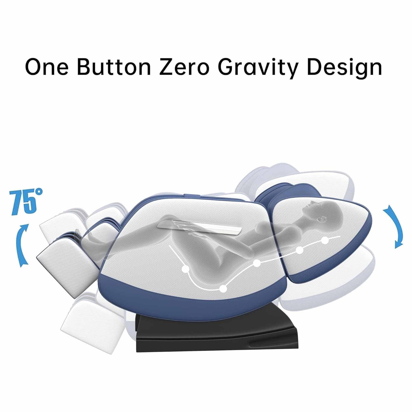 Poltrona massaggiante riscaldata Ukuowu Favor-MM350 per tutto il corpo con modalità gravità zero e lettore musicale Bluetooth