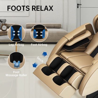 Poltrona massaggiante riscaldata Ukuowu Favor-MM350 per tutto il corpo con modalità gravità zero e lettore musicale Bluetooth