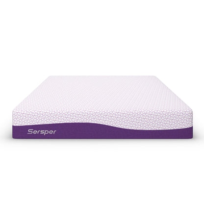 Materasso in memory foam al gel di carbone di bambù da 14 pollici, adatto per letto regolabile