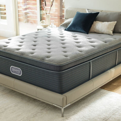 Set di materassi singoli Beautyrest Silver Discovery Bay Luxury Firm Pillow Top da 15,5 pollici - N/D