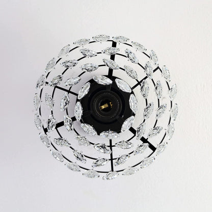 WINGBO Piccola plafoniera in cristallo da soffitto Mini semi-incasso... - N/A