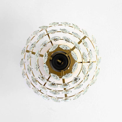 WINGBO Piccola plafoniera in cristallo da soffitto Mini semi-incasso... - N/A
