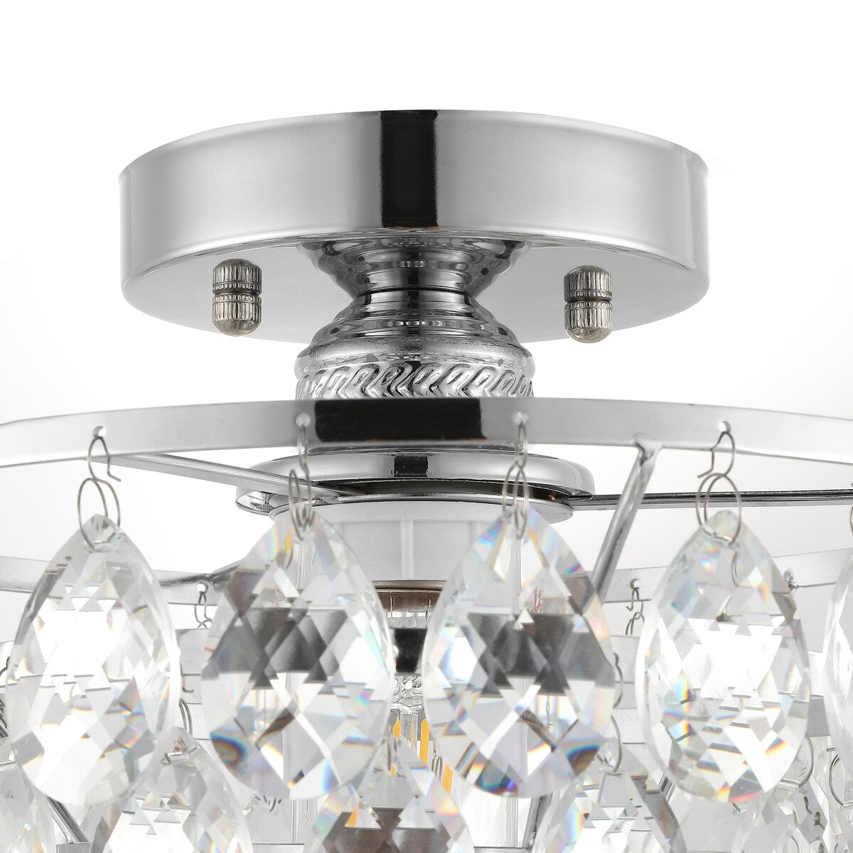 WINGBO Piccola plafoniera in cristallo da soffitto Mini semi-incasso... - N/A