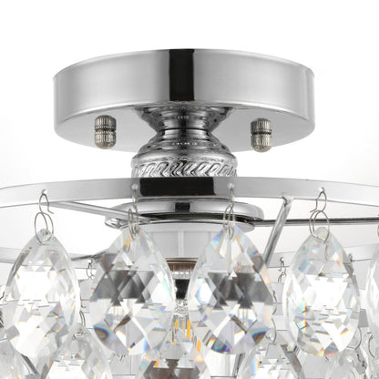 WINGBO Piccola plafoniera in cristallo da soffitto Mini semi-incasso... - N/A