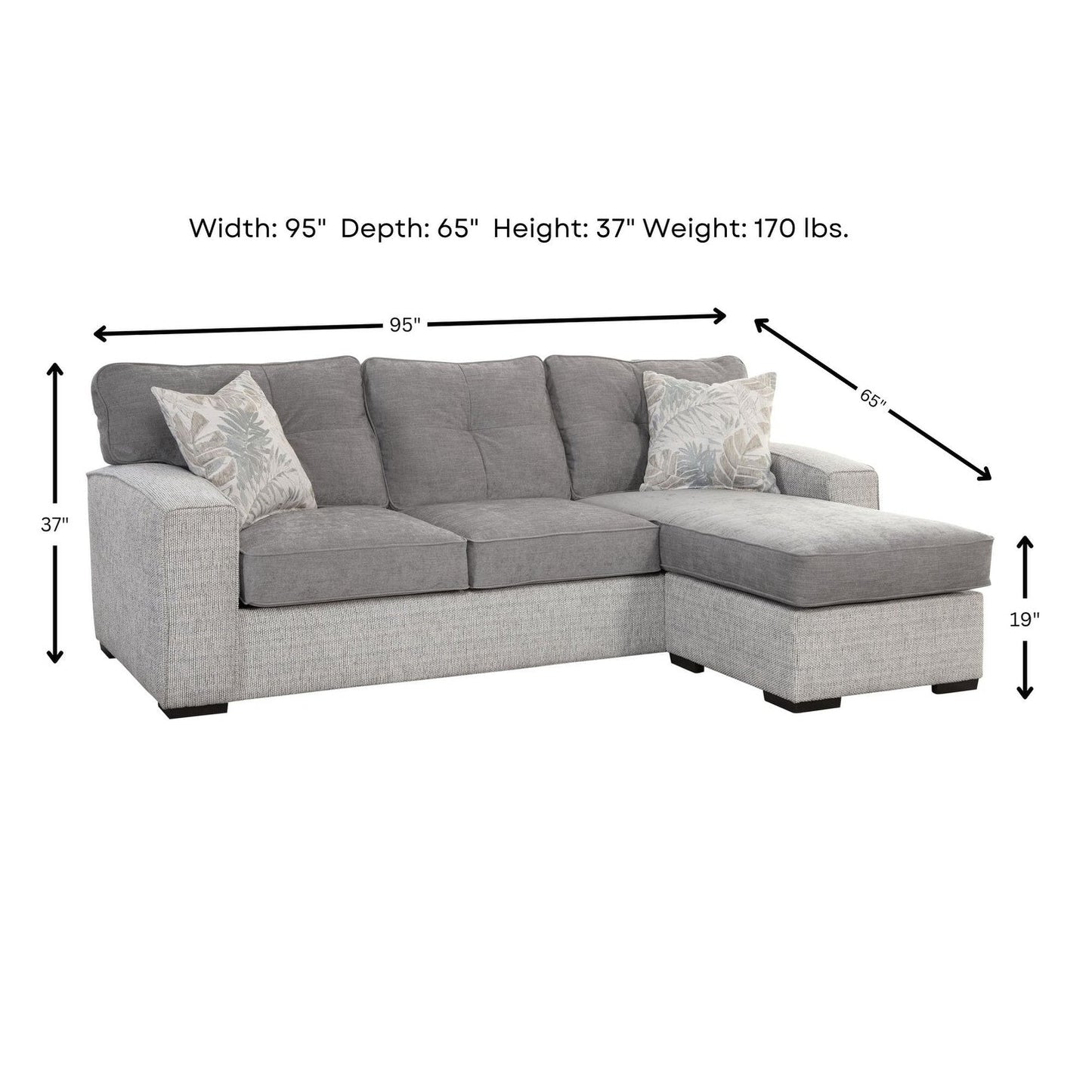 Divano a due posti Cove di Woodhaven Furniture