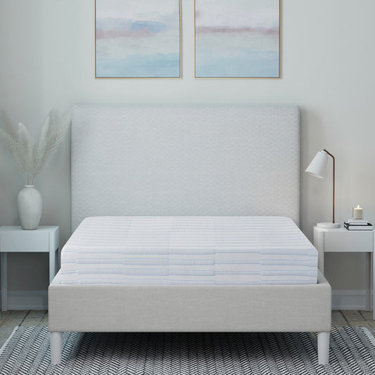 Materasso in memory foam a triplo strato Bodipedic da 8 pollici in una scatola