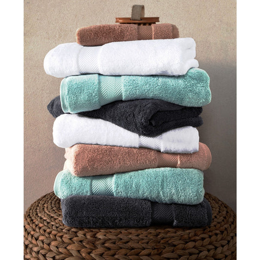 Set di asciugamani in cotone turco Towels Beyond Becci e asciugamani da bagno ad asciugatura rapida, ultra morbidi e super assorbenti, set da 6