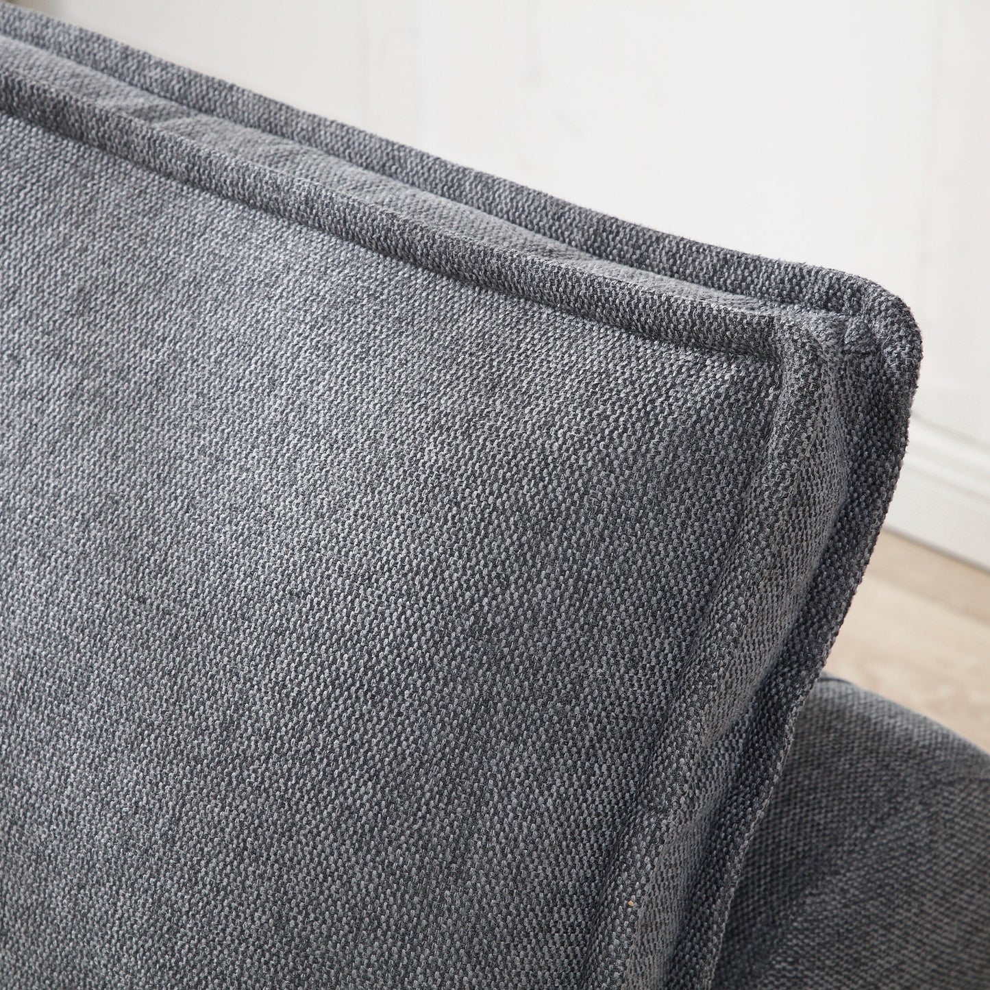 Divano letto trasformabile in lino - Elegante pouf con schienale rimovibile per un comfort extra