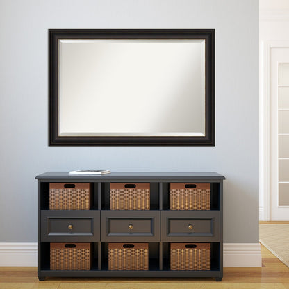 Specchio da parete per bagno bisellato - Cornice in bronzo oliato Trio - Cornice in bronzo oliato Trio