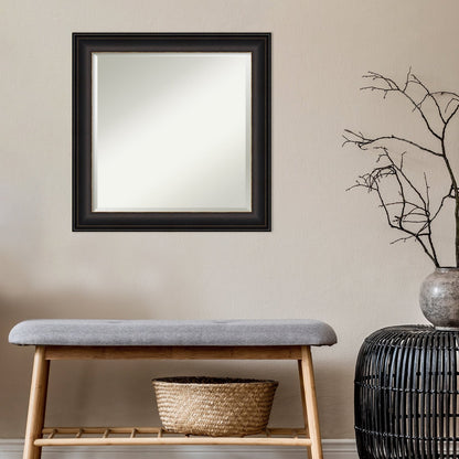 Specchio da parete per bagno bisellato - Cornice in bronzo oliato Trio - Cornice in bronzo oliato Trio